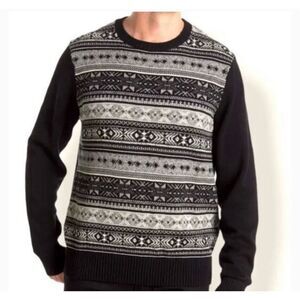 NWT Mens Original Weatherproof Vintage Nordic Fair Isle Holiday Sweater - Sz XL